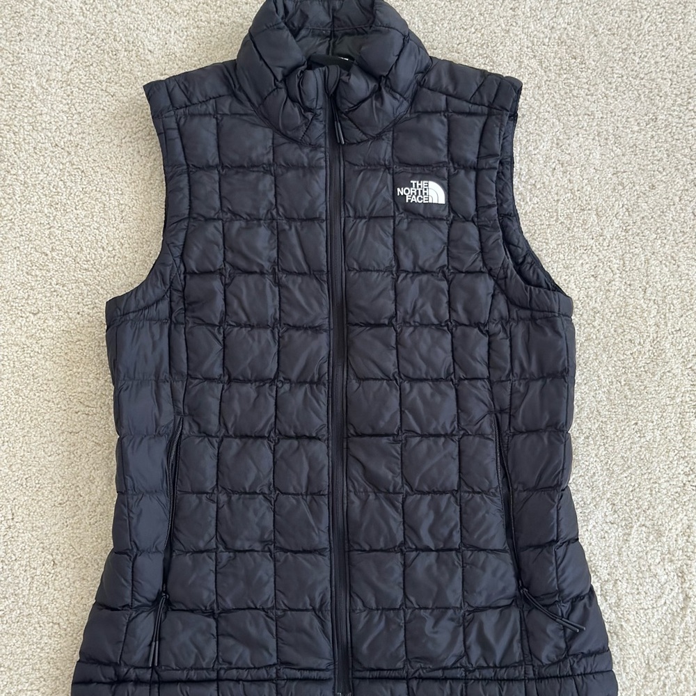 The North Face Black Quilted Vest Insulated